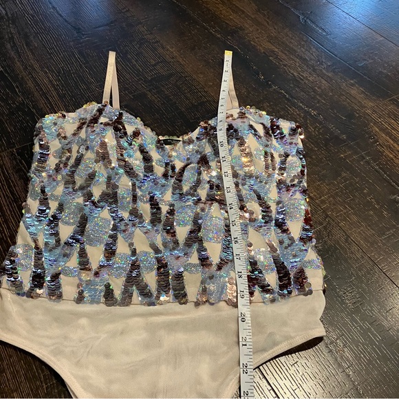 Zara | Sequin sparkly bodysuit - Picture 10 of 13